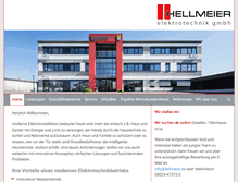 Tablet Screenshot of hellmeier.de